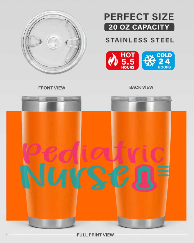 Pediatric Nurse Style 357#- nurse- tumbler