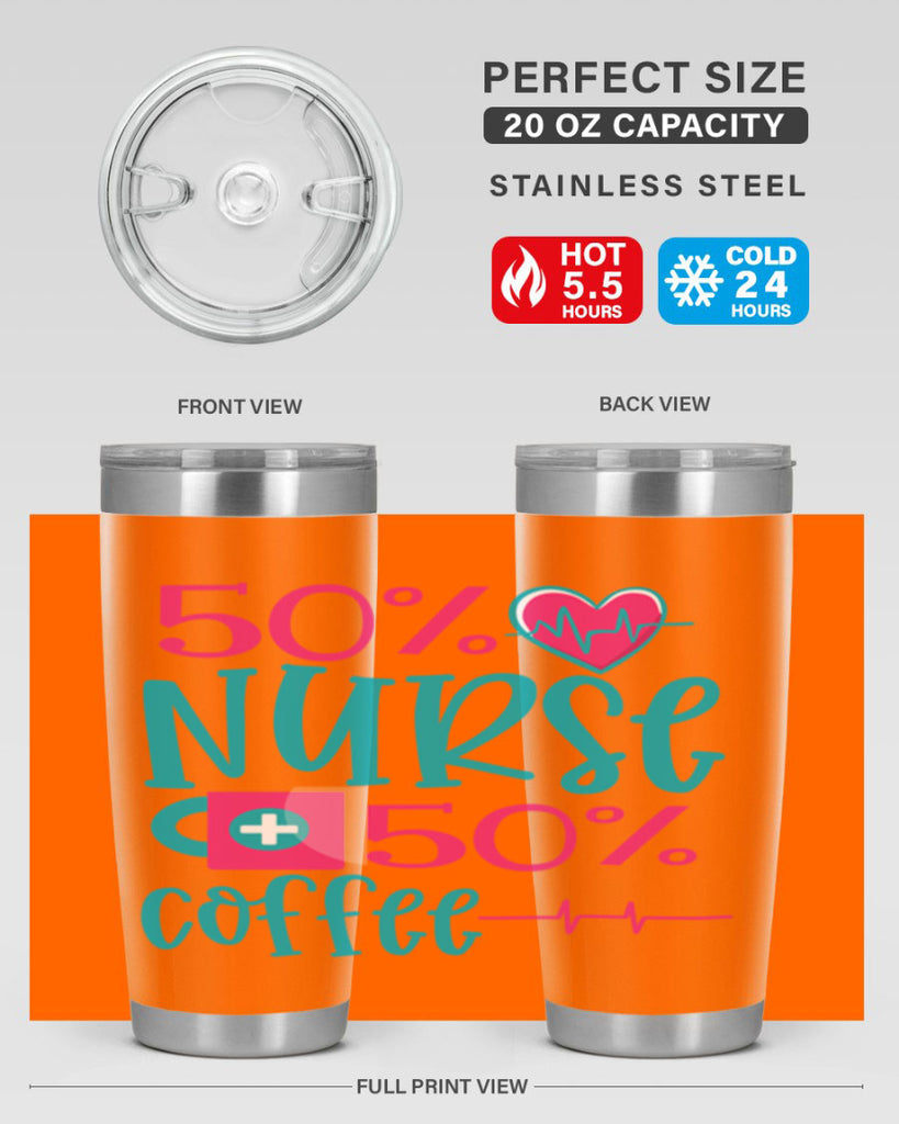 Percent Nurse Percent Coffee Style Style 60#- nurse- tumbler