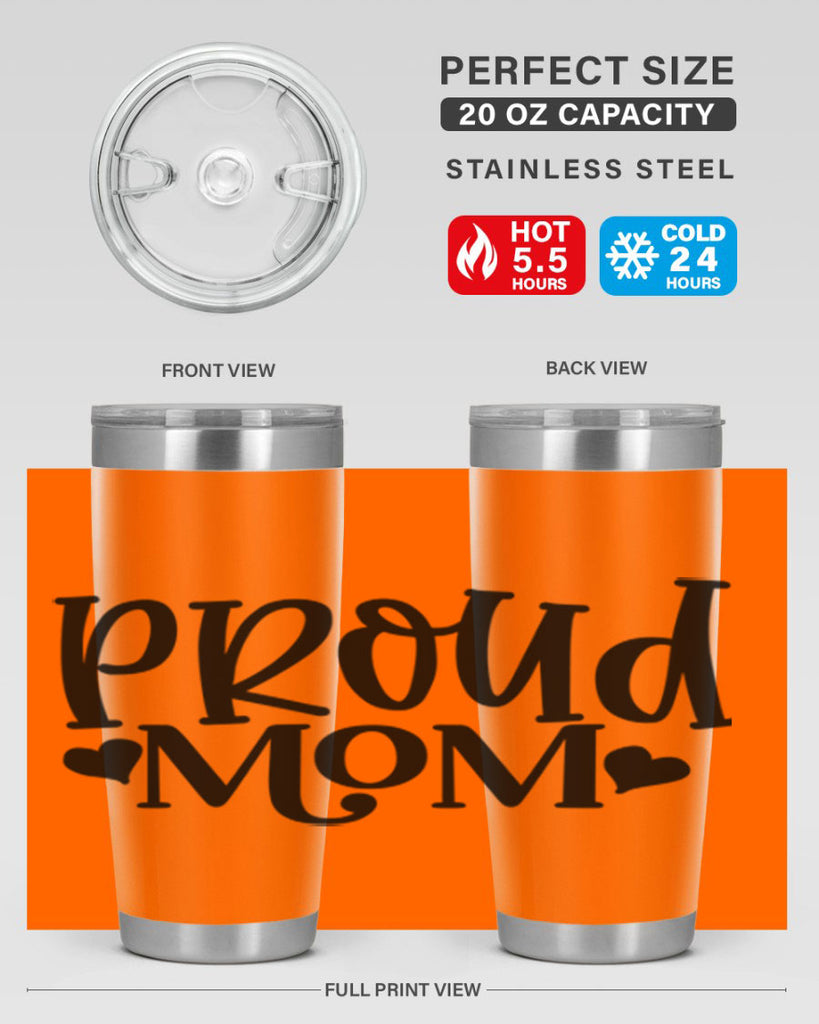 Proud Mom 2031#- baseball- Tumbler