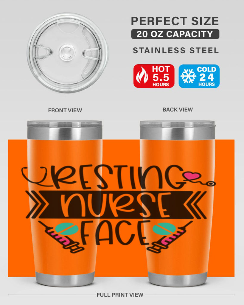 Resting Nurse Face Style Style 58#- nurse- tumbler