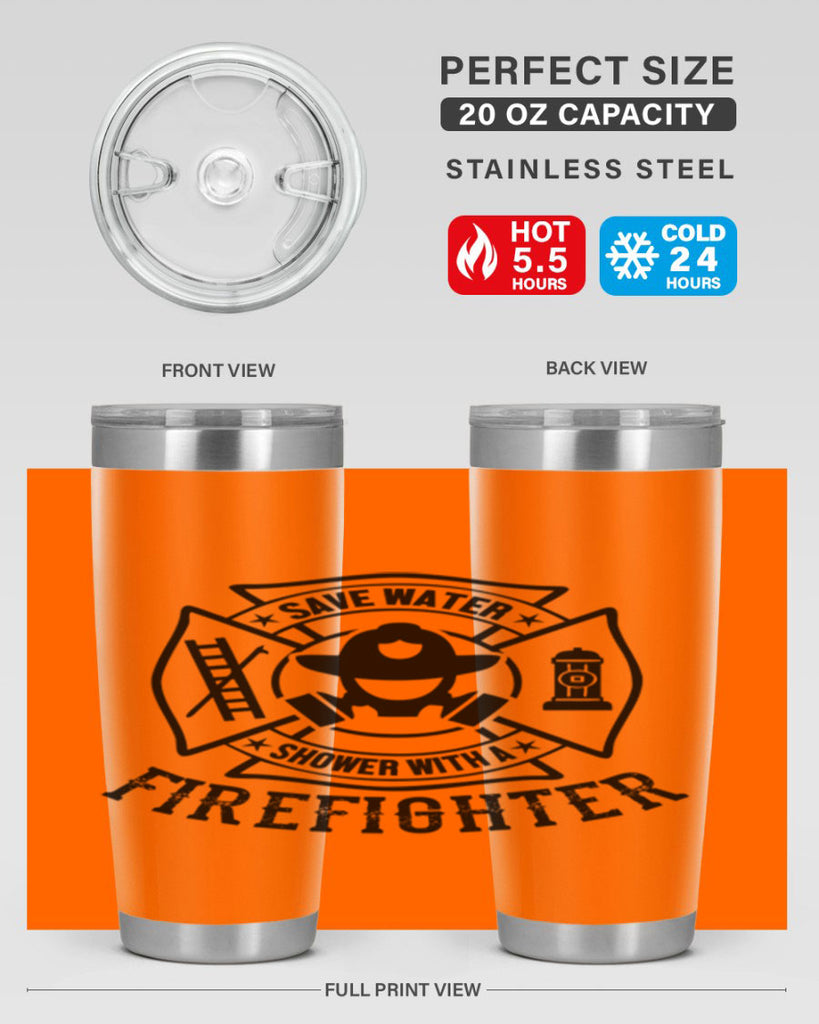Save water Style 34#- fire fighter- tumbler