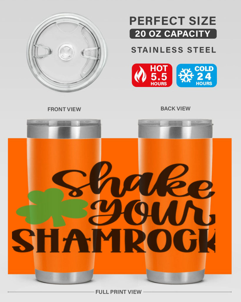 Shake Your Shamrock Style 33#- St Patricks Day- Tumbler