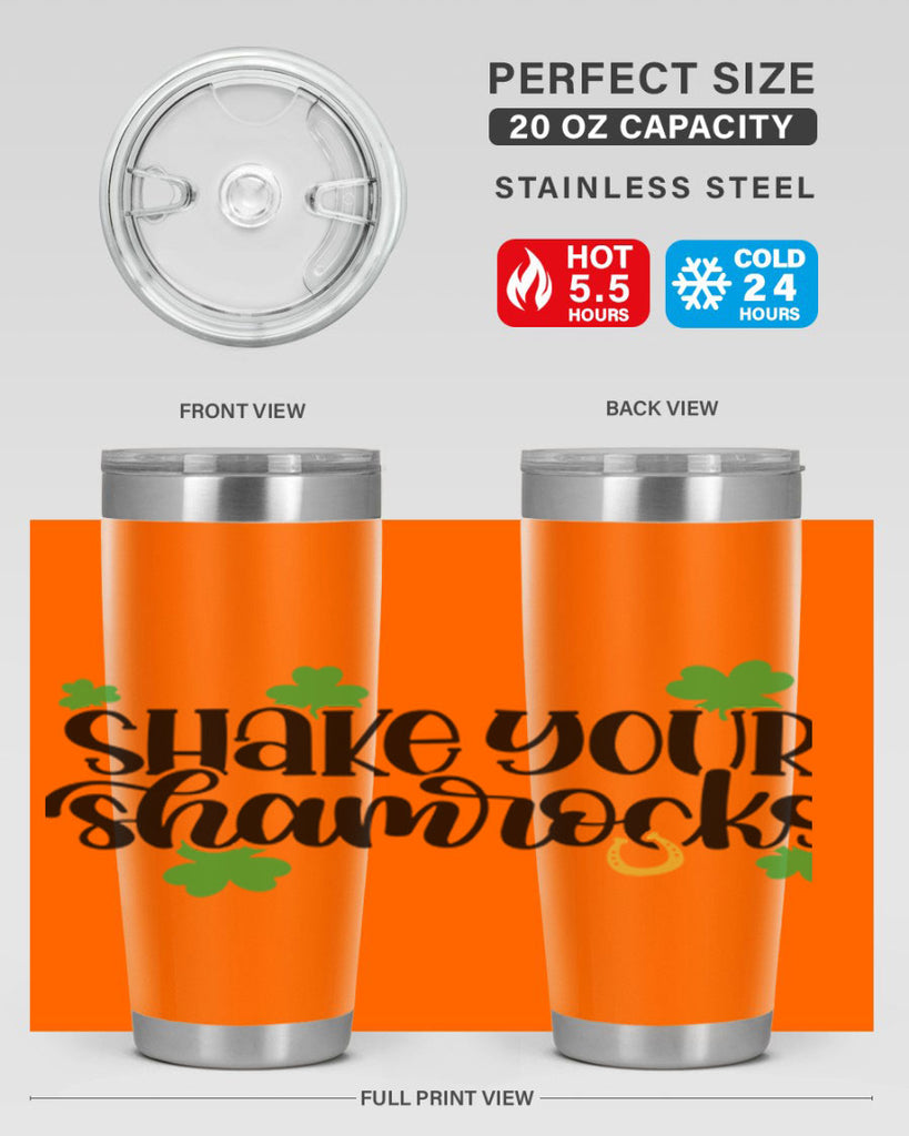 Shake Your Shamrocks Style 32#- St Patricks Day- Tumbler
