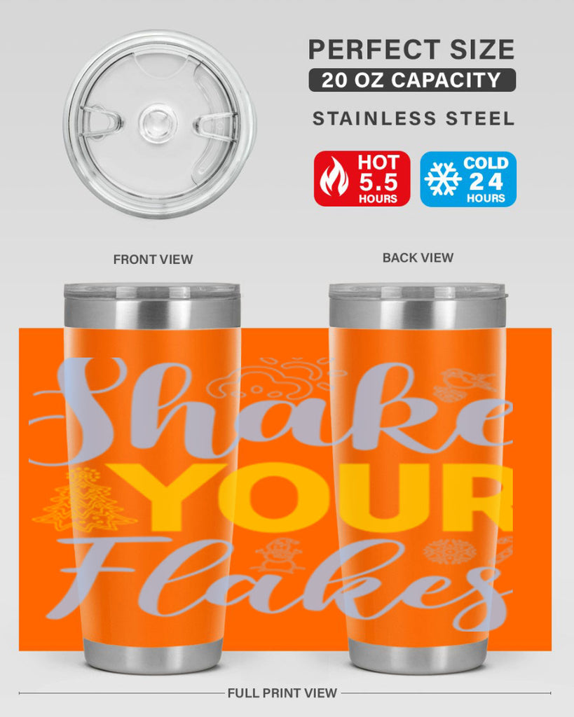 Shake your flakes361#- winter- Tumbler