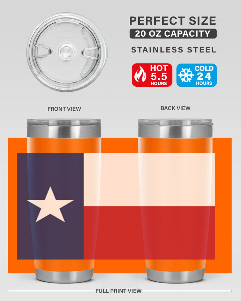 Texas 9#- Us Flags- Tumbler