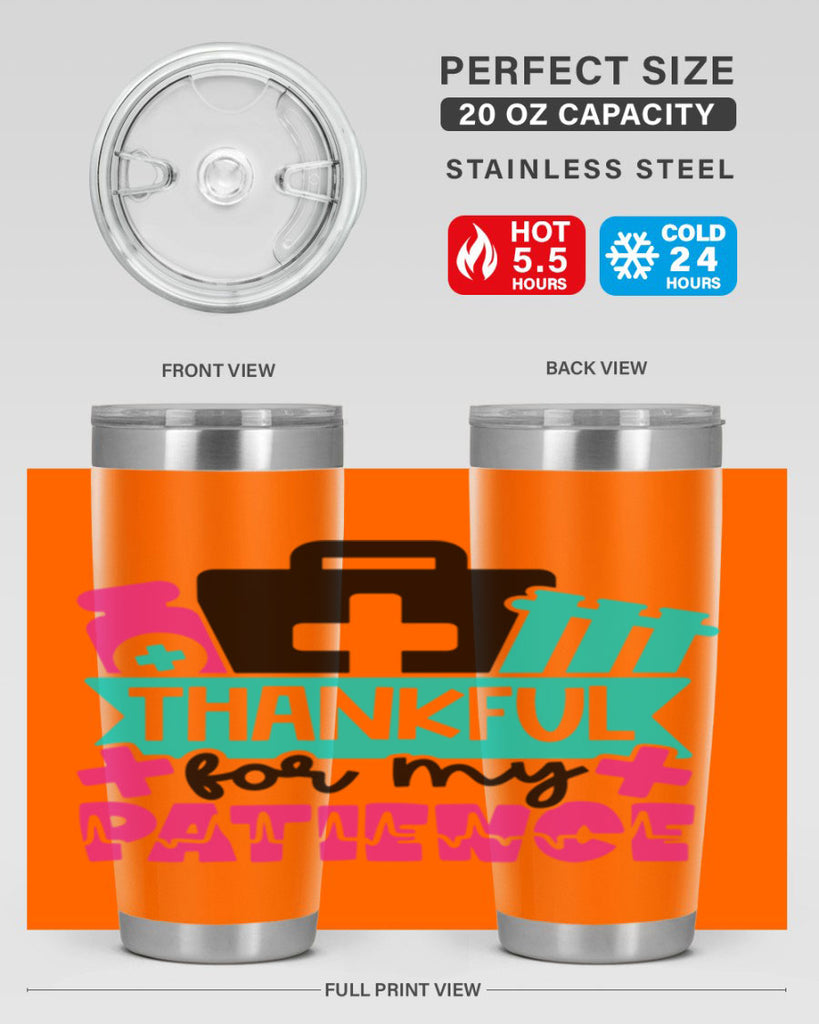 Thankful For My Patience Style Style 22#- nurse- tumbler