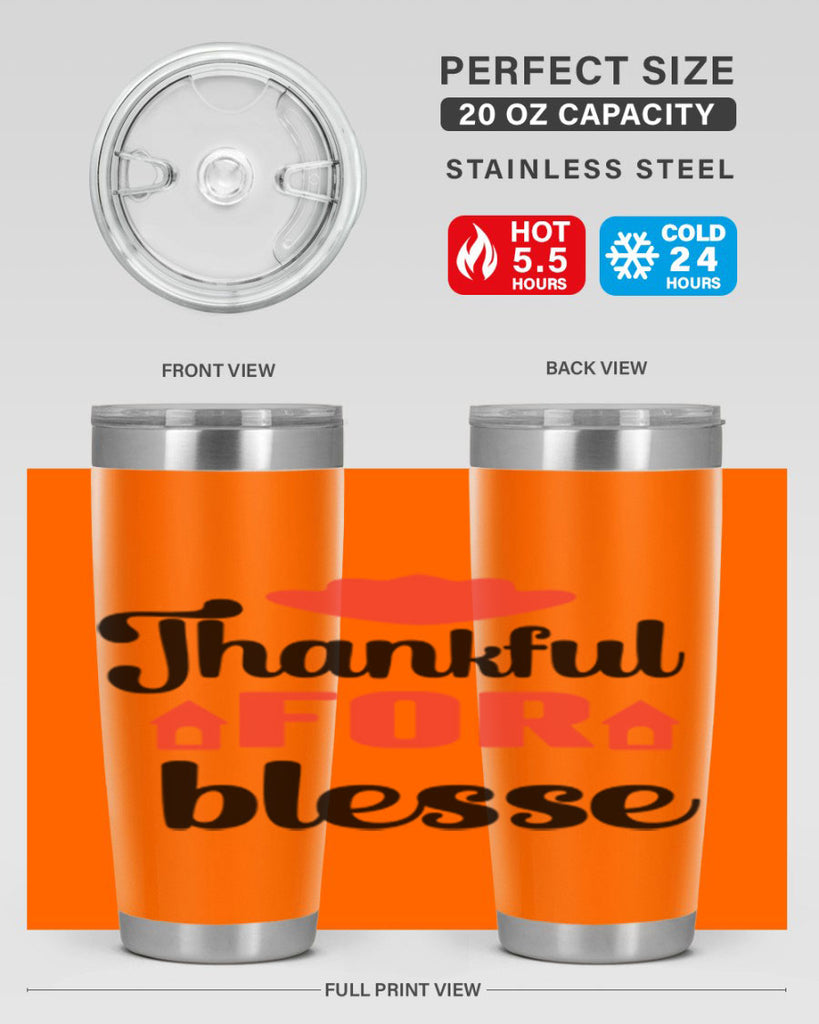 Thankful for blesse 599#- fall- Tumbler