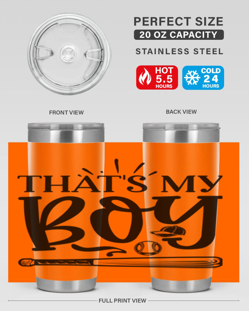 Thats My Boy 2028#- baseball- Tumbler