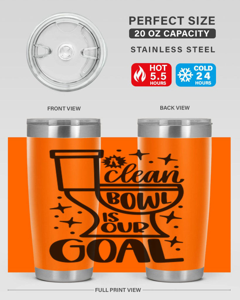 a clean bowl is our goal 49#- bathroom- Tumbler