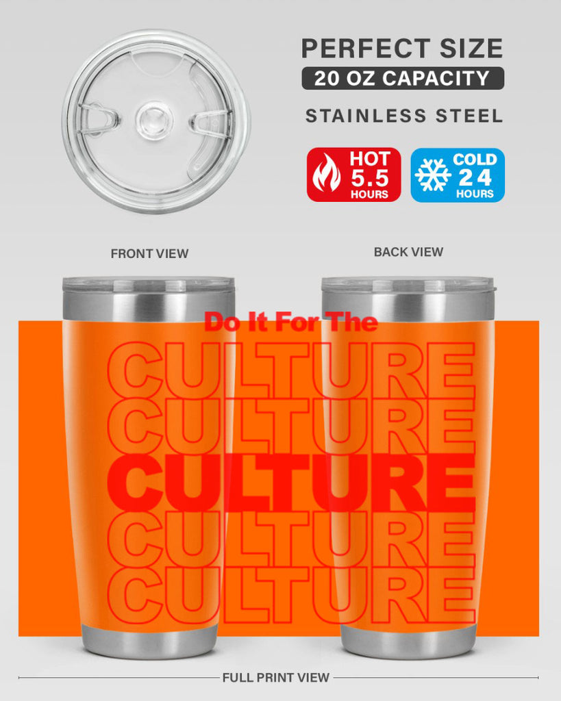 do it for the culture 170#- black words phrases- Cotton Tank