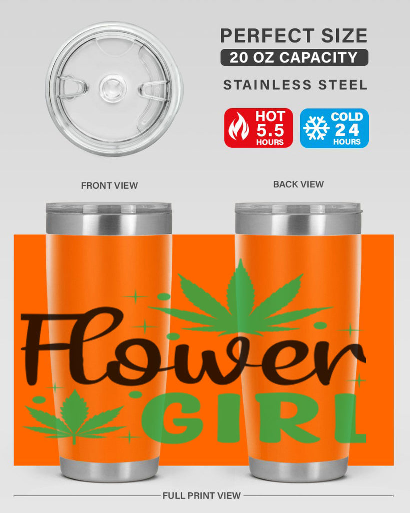 flower girl 83#- marijuana- Tumbler