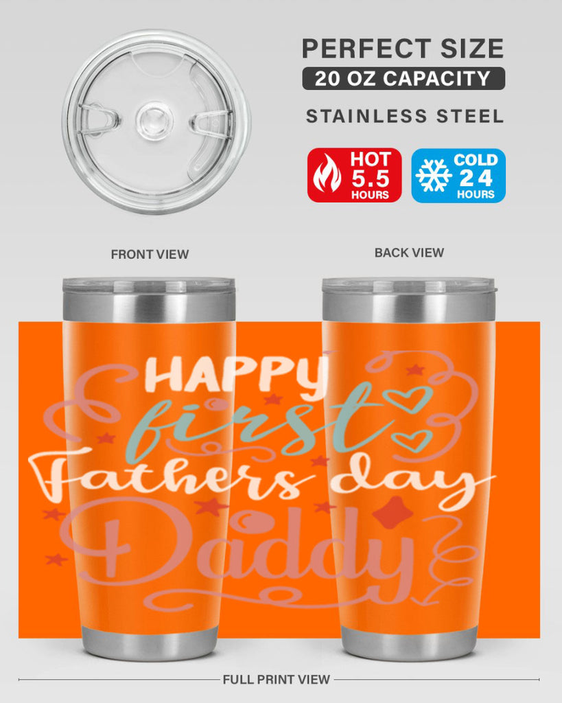 happy first fathers day daddy 90#- fathers day- Tumbler