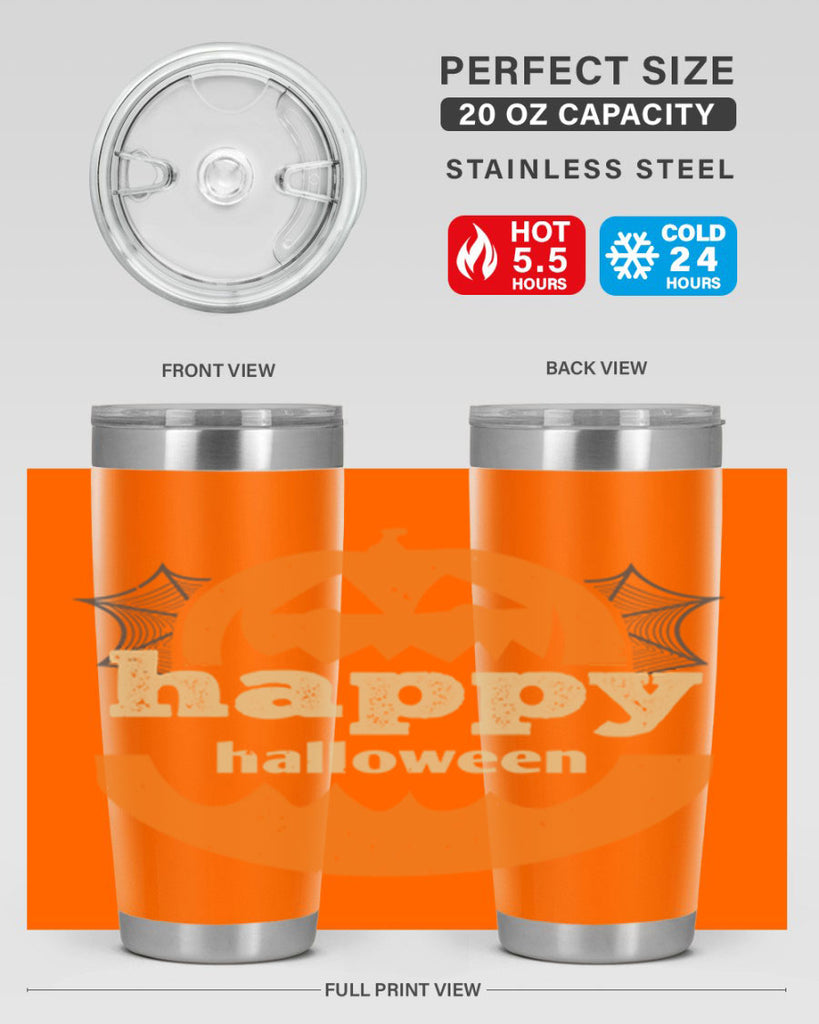 happy halloween 153#- halloween- Tumbler