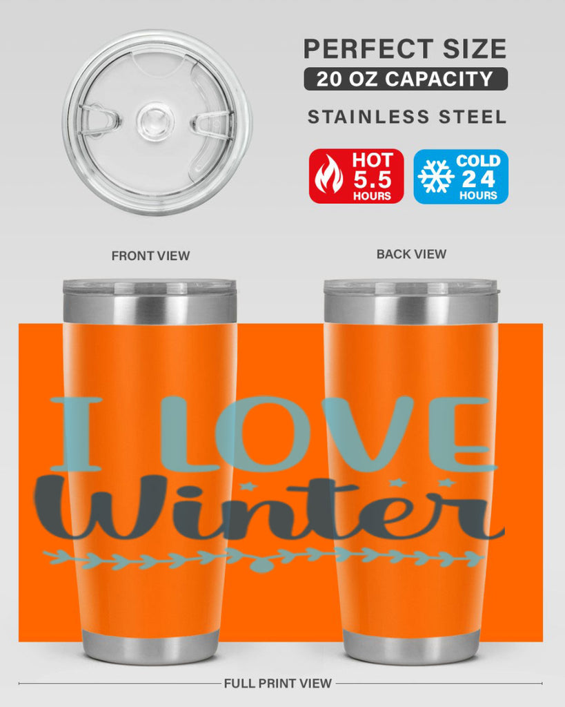 i love winter 226#- winter- Tumbler
