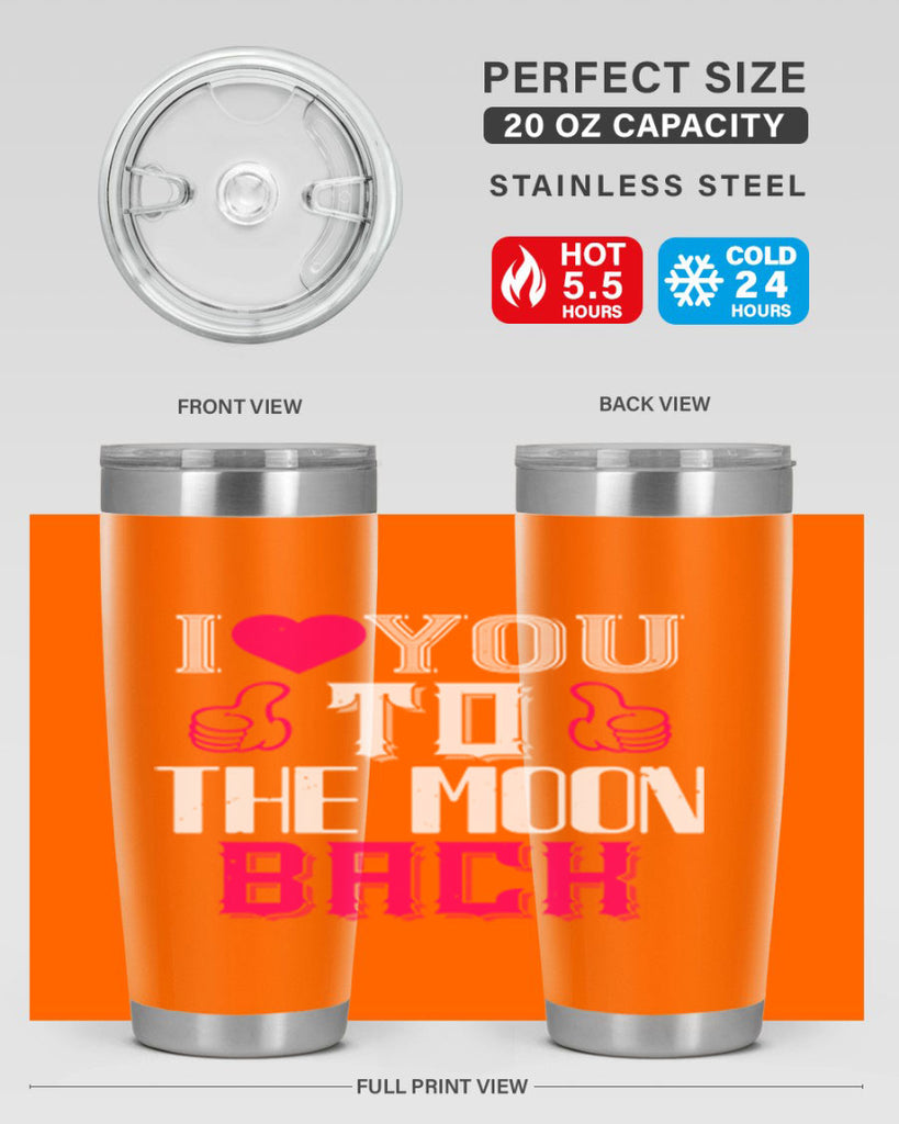 ilove you to the moon beach 49#- valentines day- Tumbler