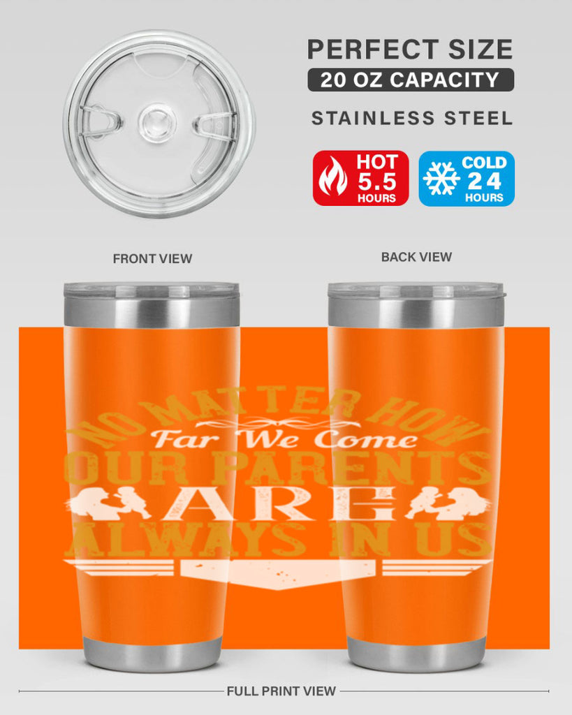 no matter how far we come our parents are always in us 34#- Parents Day- Tumbler