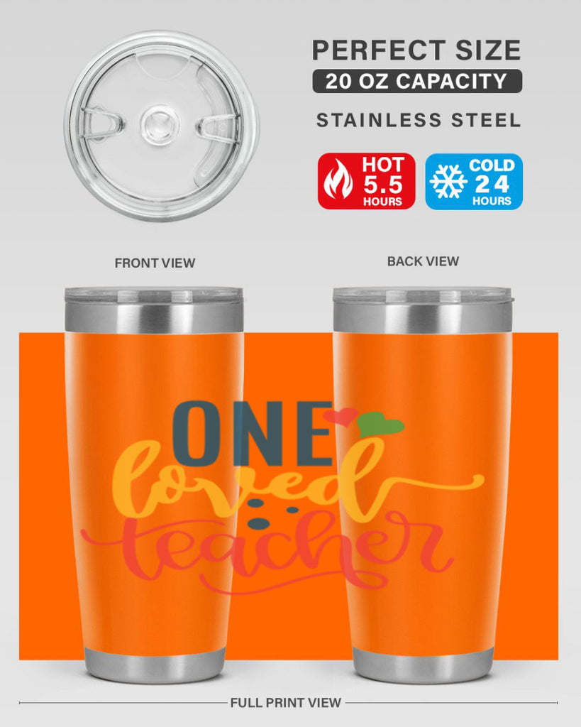 one loved teacher Style 165#- teacher- tumbler