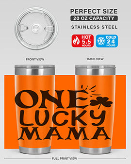 one lucky mama Style 34#- autism- Tumbler