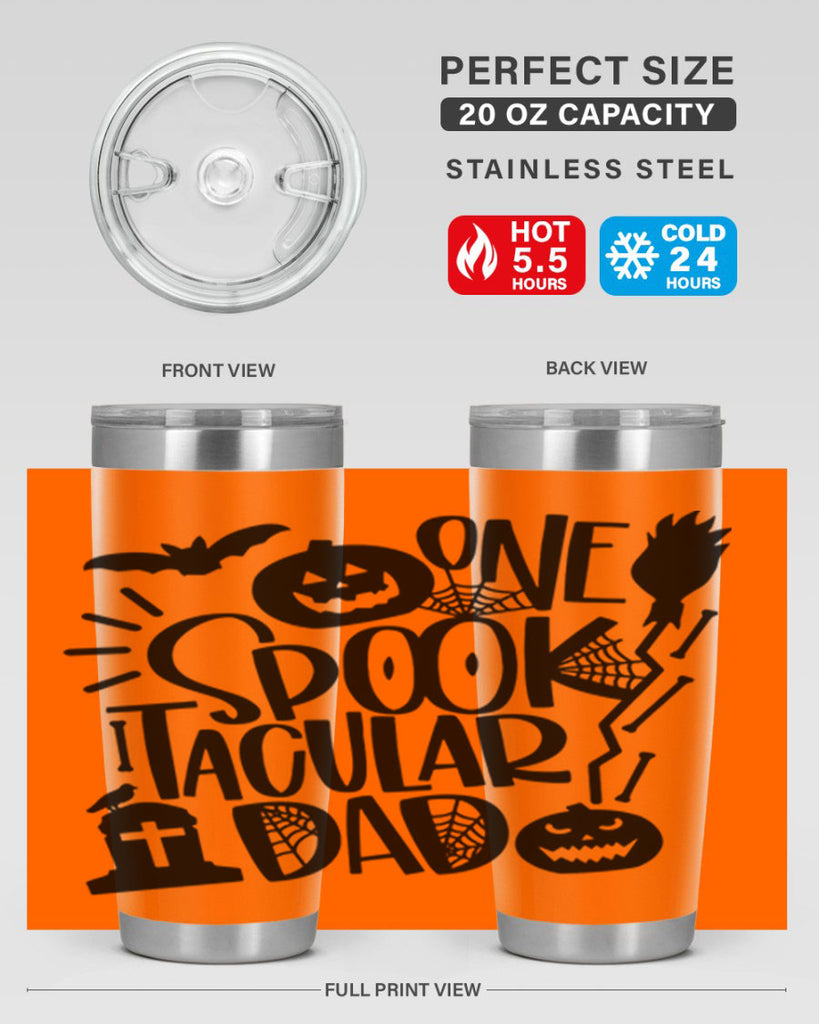 one spooktacular dad 37#- halloween- Tumbler