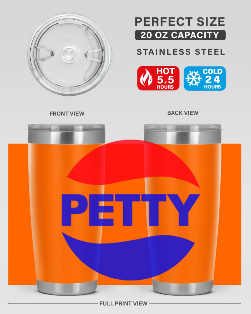 petty  pepsi 54#- black words phrases- Cotton Tank