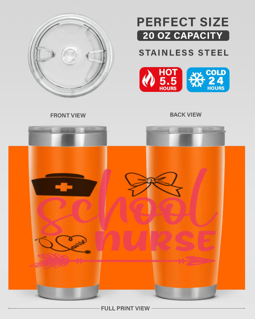 school nurse Style 354#- nurse- tumbler