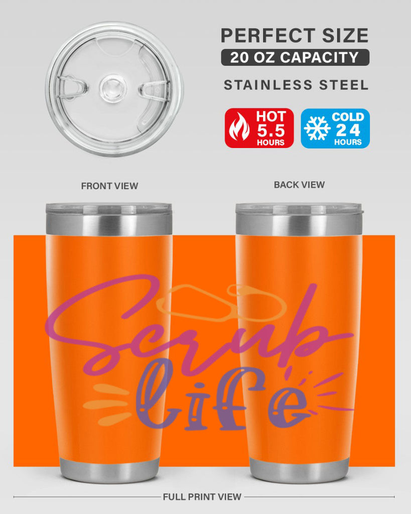 scrub life Style Style 43#- nurse- tumbler