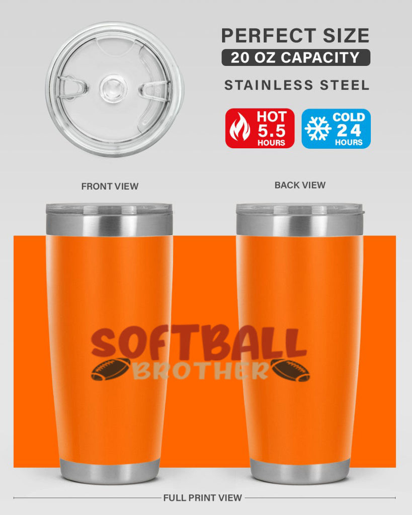 softball brother 2276#- softball- Tumbler