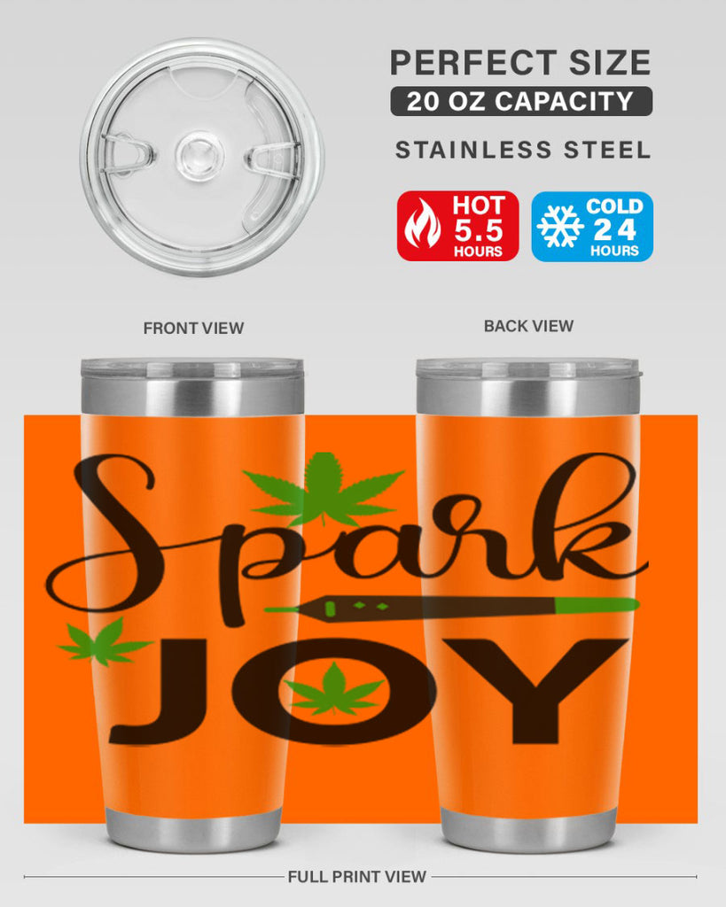spark joy 250#- marijuana- Tumbler