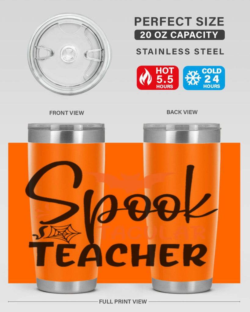 spooktacular teacher 106#- halloween- Tumbler