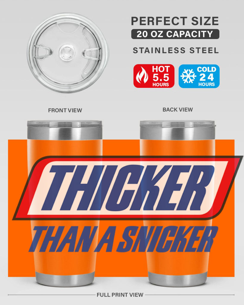 thicker than a snicker 20#- black words phrases- Cotton Tank