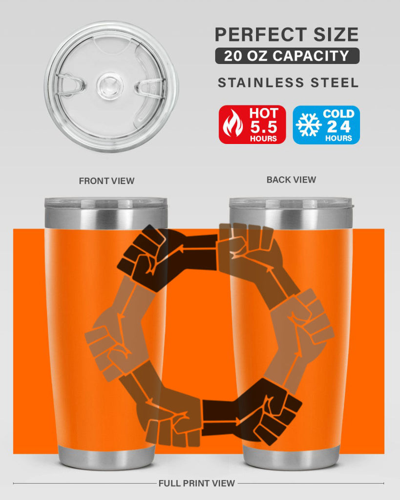 united black power fists 13#- black words phrases- Cotton Tank