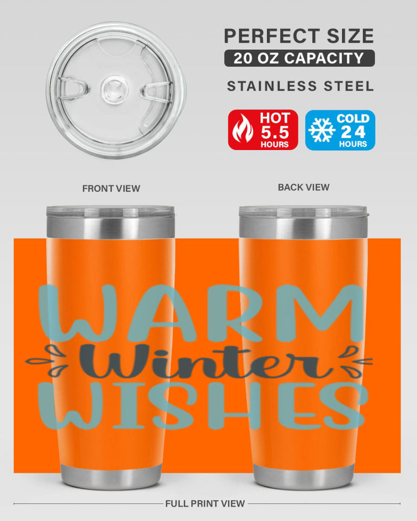 warm winter wishes 455#- winter- Tumbler