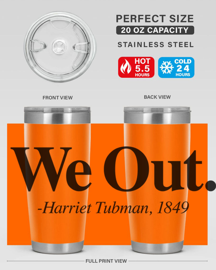 we out harriet tubman 12#- black words phrases- Cotton Tank