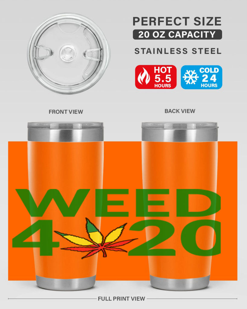 weed 420 cannabis 281#- marijuana- Tumbler