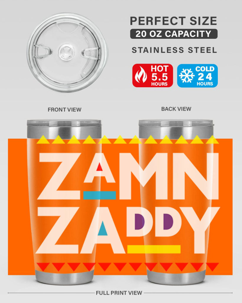 zamn zaddy 1#- black words phrases- Cotton Tank