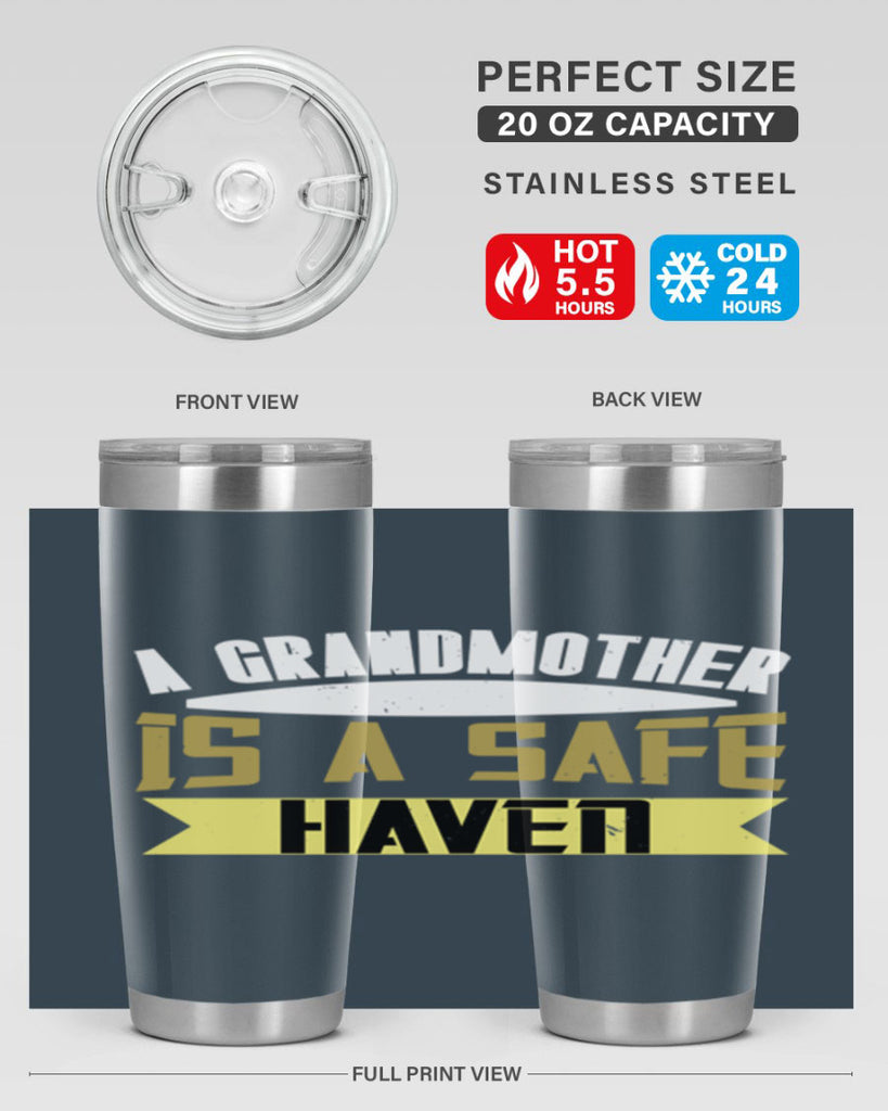 A Grandmother is a safe 41#- grandma - nana- Tumbler