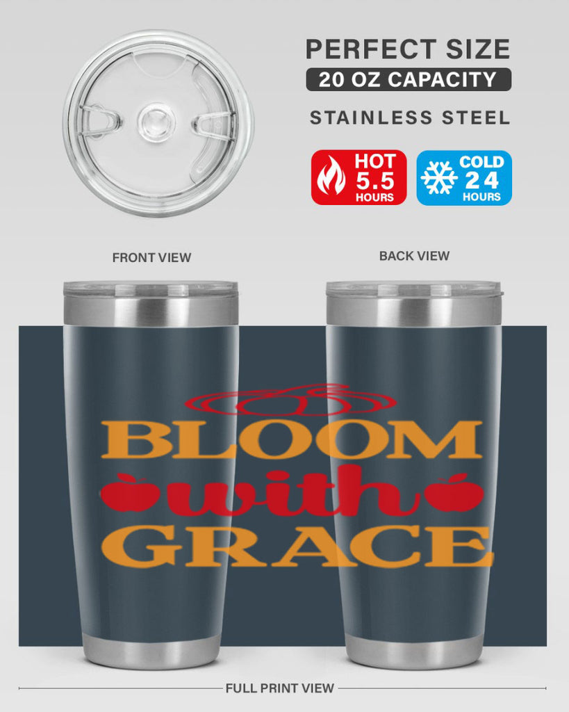 Bloom with grace 82#- spring- Tumbler