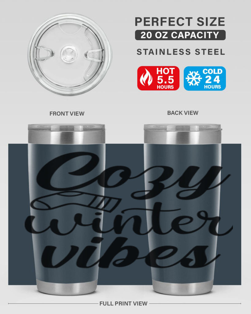 Cozy Winter Vibes 82#- winter- Tumbler