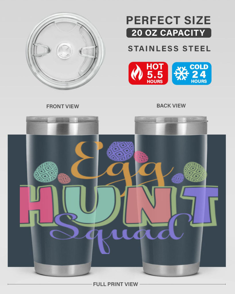 Egg hunt squad130#- spring- Tumbler