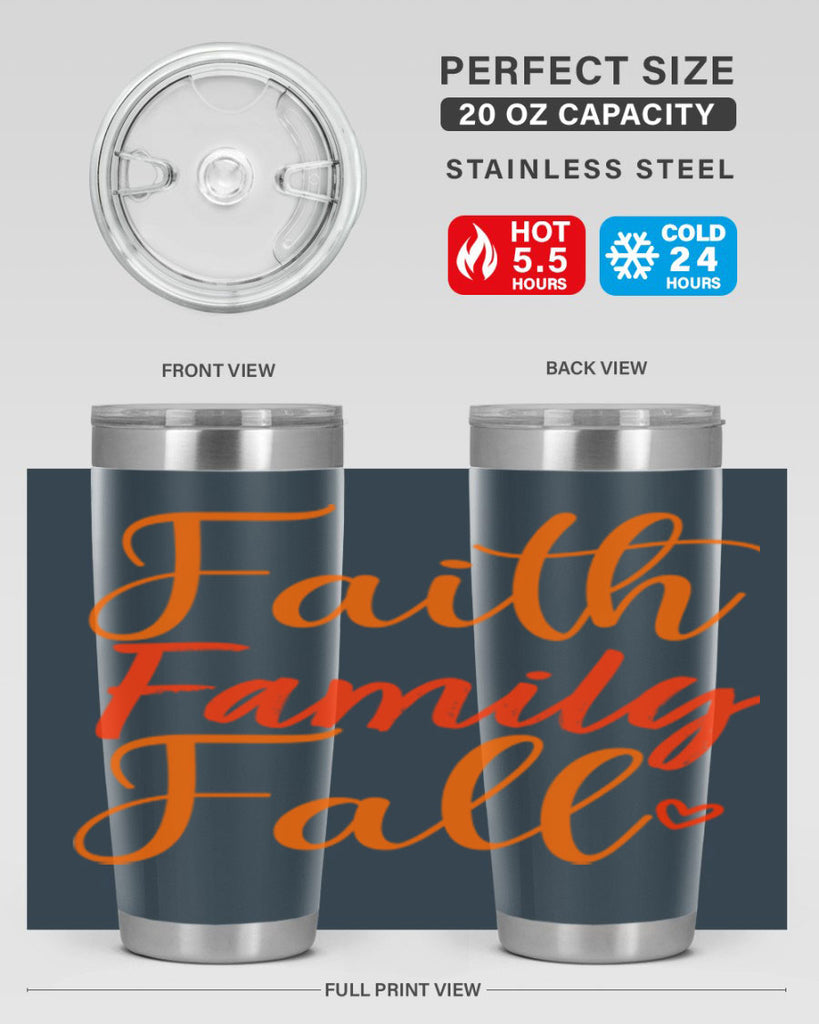 Faith Family Fall Design 81#- fall- Tumbler