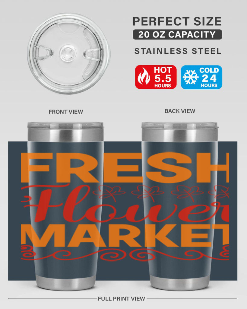 Fresh flower market 143#- spring- Tumbler