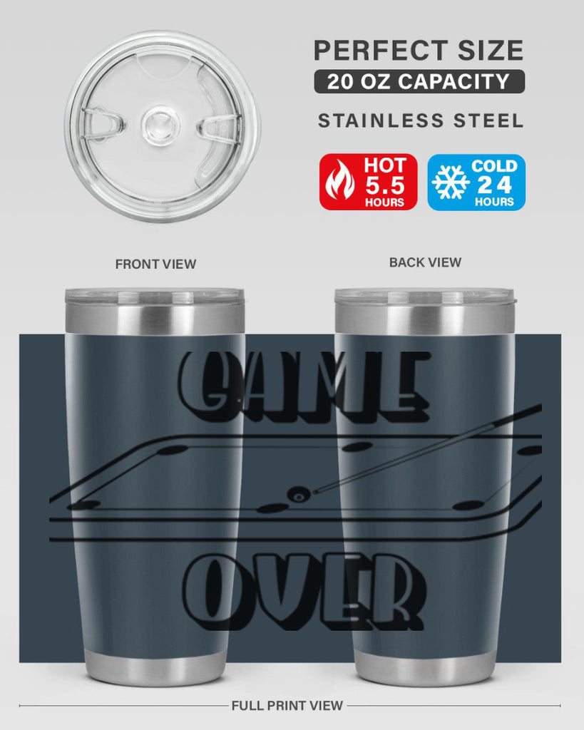 Game over 1218#- billards- Tumbler