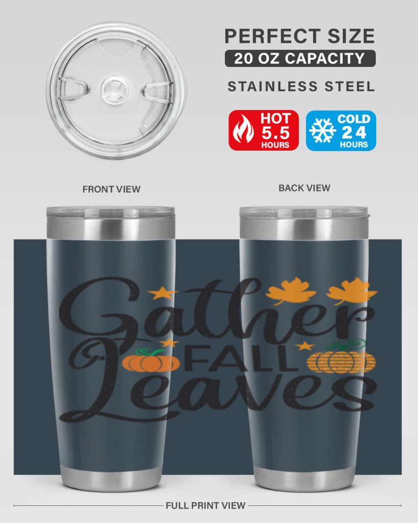 Gatherfallleaves 189#- fall- Tumbler