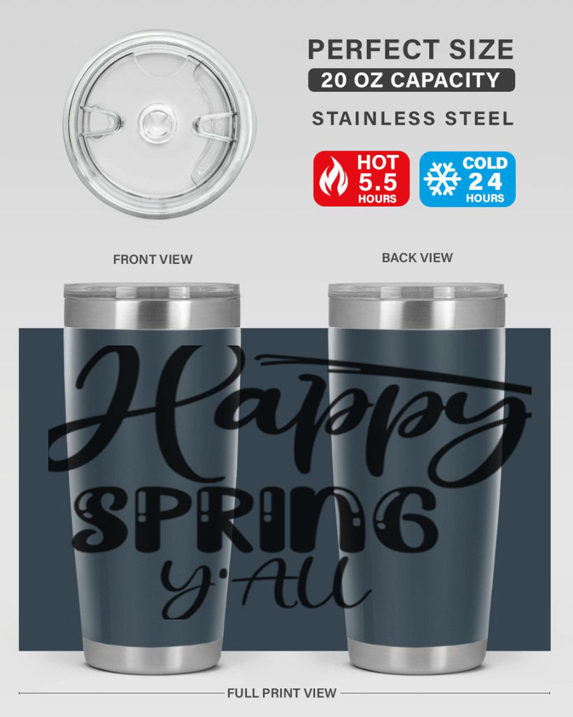 HAPPY SPRING YALL  179#- spring- Tumbler