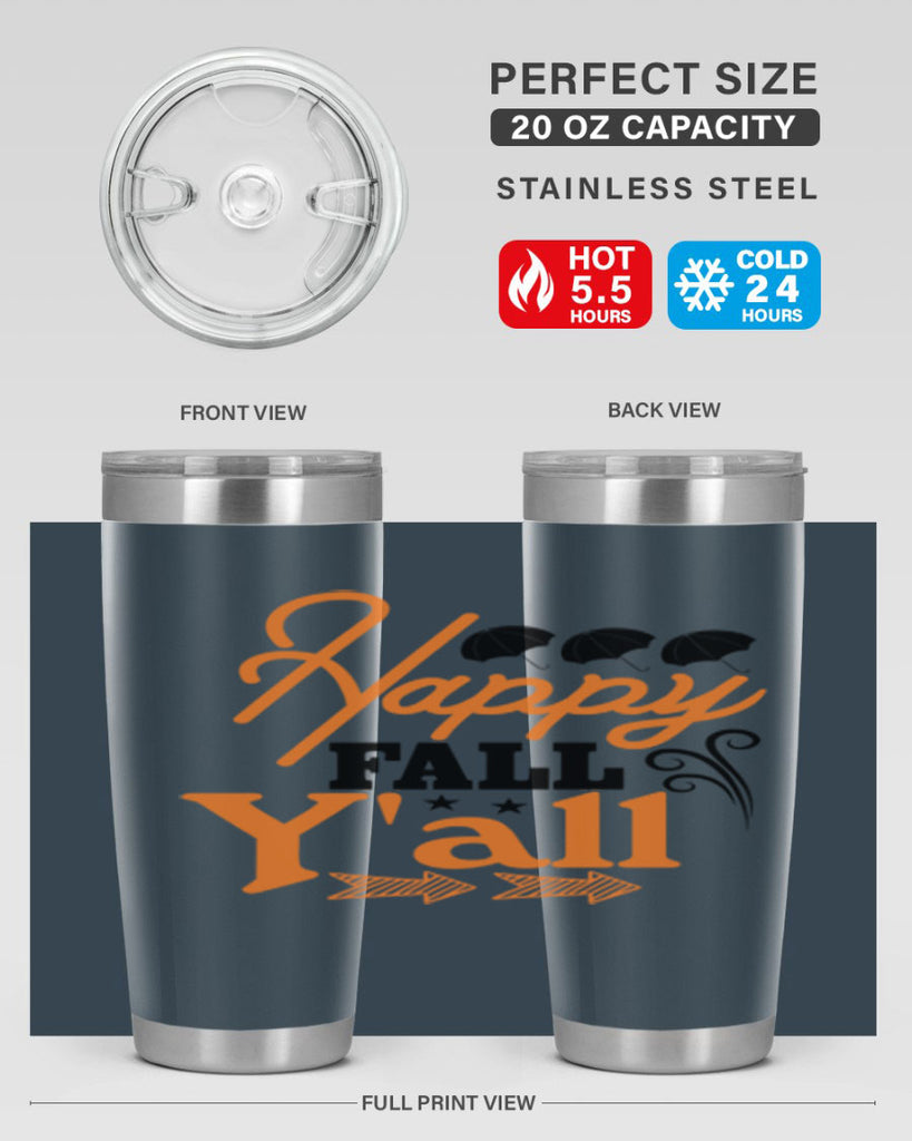 Happy Fall Yall 234#- fall- Tumbler