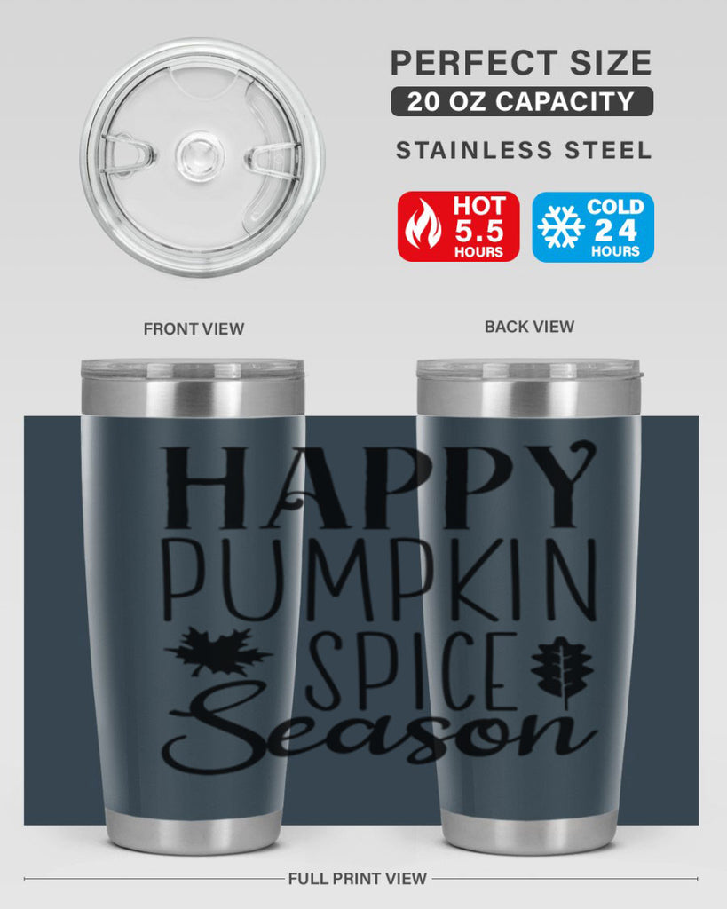 Happy Pumpkin Spice Sason 241#- fall- Tumbler