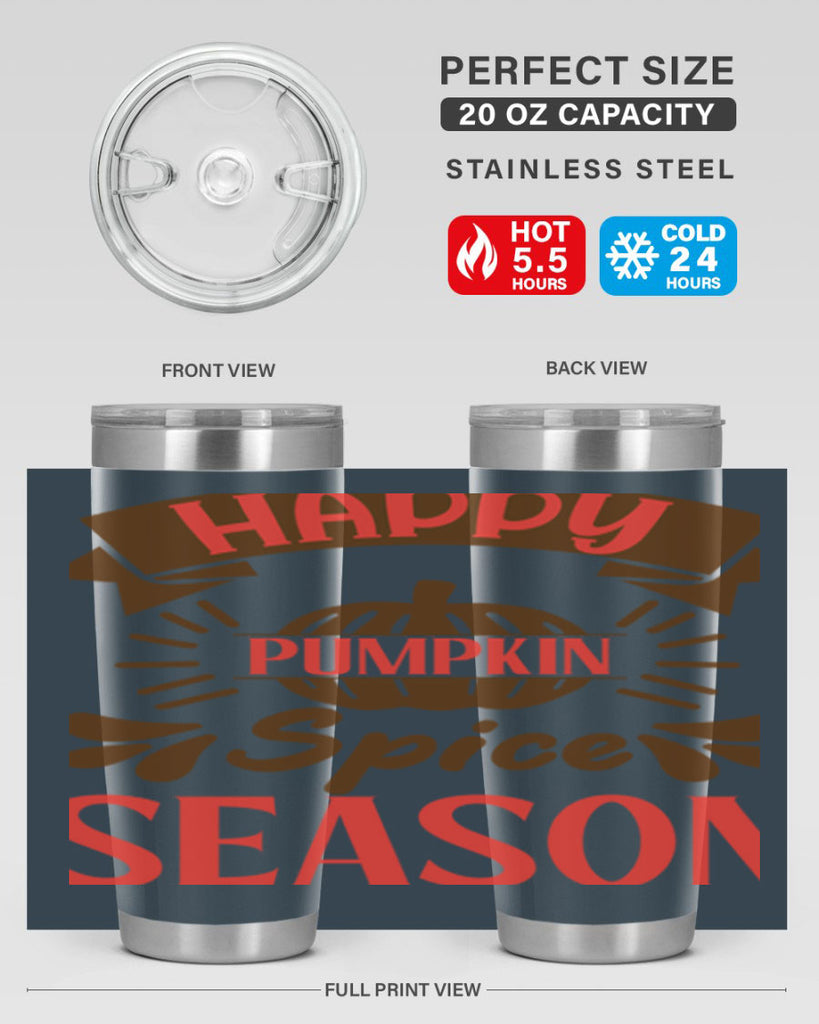 Happy Pumpkin Spice Season 246#- fall- Tumbler