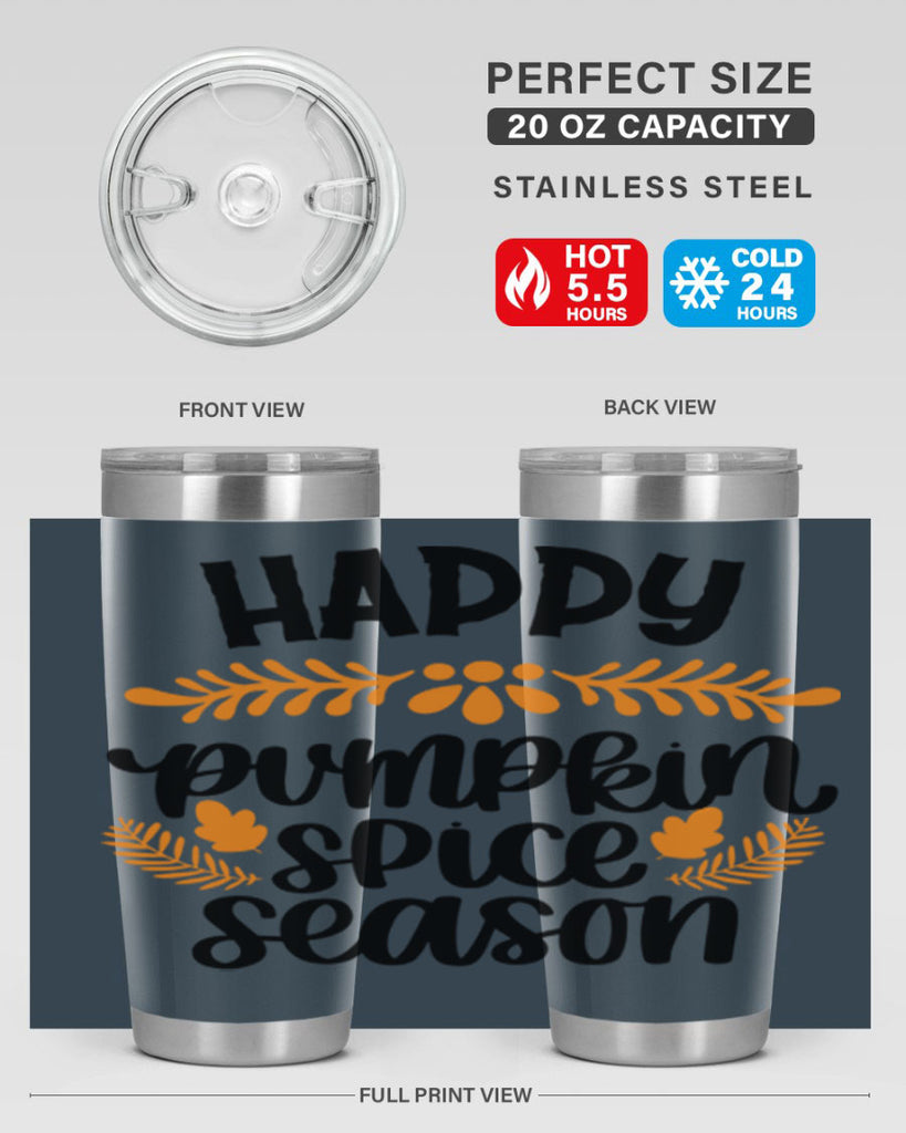 Happy Pumpkin Spice Season 492#- fall- Tumbler