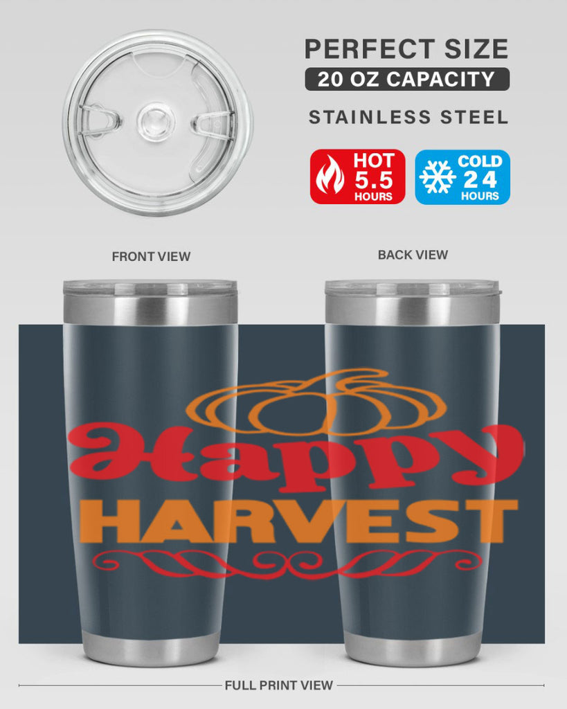 HappyHarvest 256#- fall- Tumbler