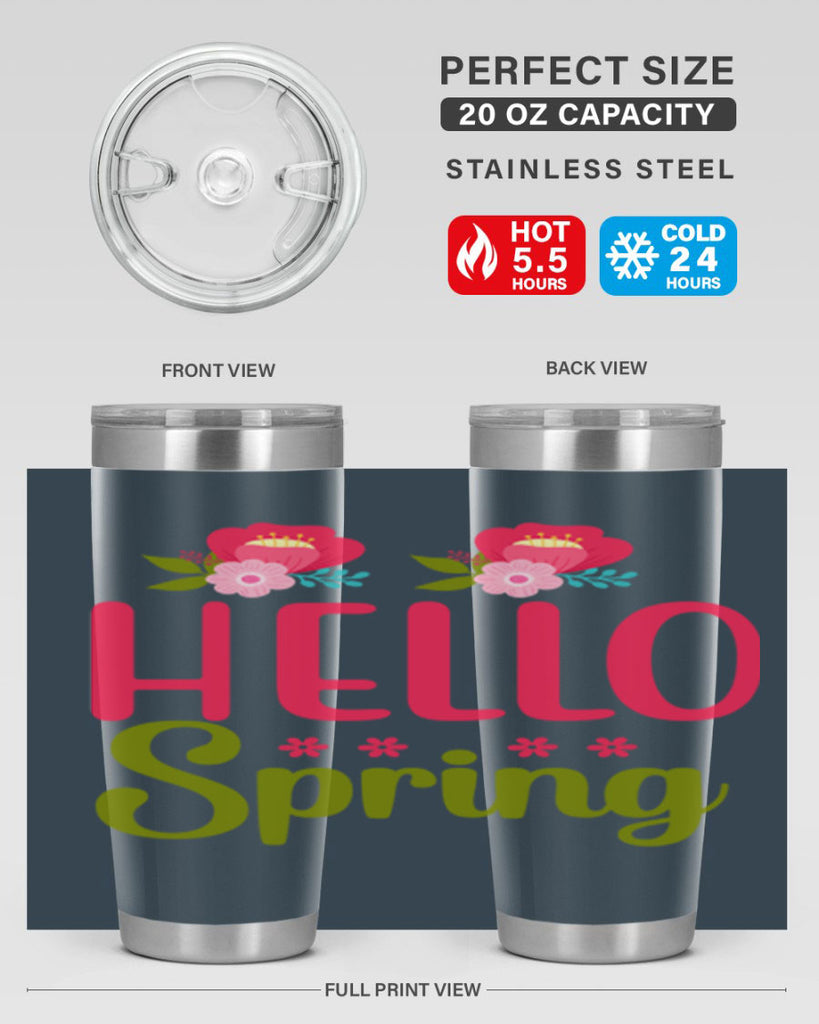 Hello Spring 186#- spring- Tumbler